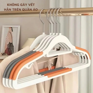 Combo 10 móc treo quần áo đa năng xoay 360 chống trượt nhựa cao cấp giá 10.299đ 8