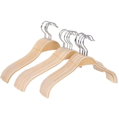 Combo 10 móc treo quần áo gỗ - Móc áo dán vai trẻ em & người lớn, chỉ 38.000₫ 3