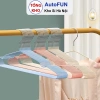 Combo 10 Móc Treo Quần Áo Người Lớn V2 Lõi Nhôm Bọc Nhựa Chống Trượt Đa Năng