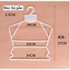 Combo 10 móc treo quần áo nhựa cho bé trẻ em đa năng bền giá ưu đãi 22.000 VND 6