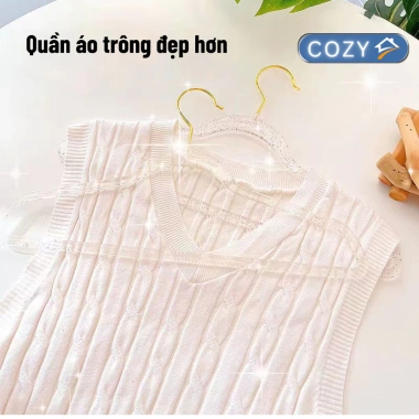 Combo 10 móc treo quần áo trong suốt - xoay 360 độ, chống trượt, giá chỉ 48.000đ 5 Combo 10 móc treo quần áo trong suốt - xoay 360 độ, chống trượt, giá chỉ 48.000đ 5