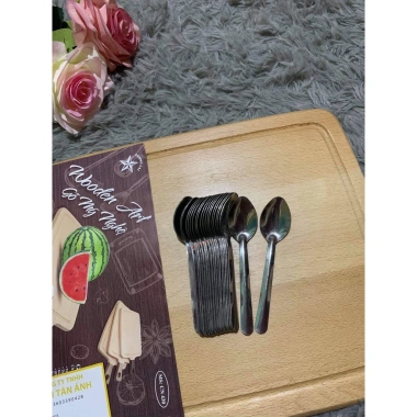 Combo 10 Muỗng Ăn Hột Vịt Lộn + Thìa Khuấy Cà Phê + Muỗng Múc Gia Vị - Tiện Lợi, Giá Sốc 31.000₫ tại Mta-Mart2 5