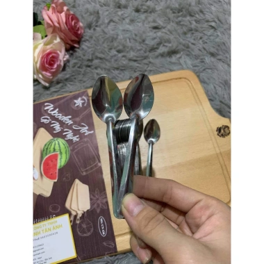 Combo 10 Muỗng Ăn Hột Vịt Lộn + Thìa Khuấy Cà Phê + Muỗng Múc Gia Vị - Tiện Lợi, Giá Sốc 31.000₫ tại Mta-Mart2 6