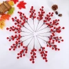 Combo 10 Nhánh Đào Đông giả 12 quả dài 15cm - Trang trí Tết, kết cây, làm sáp, cầu tài lộc - 21.600 VND