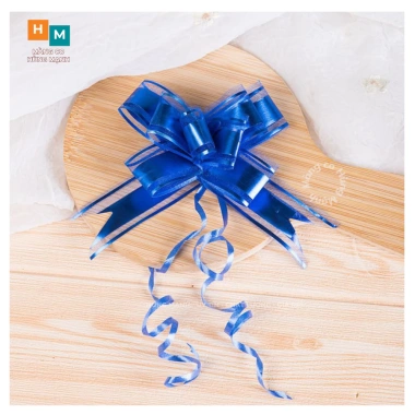 Combo 10 nơ rút von bản to 5cm đẹp sang sịn, trang trí hộp quà, giỏ quà Tết chỉ 32.000đ 7