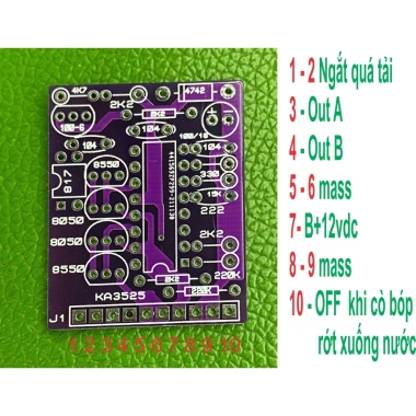 Combo 10 PCB bo mạch dao động 3.525 có đệm - linh kiện Quỳnh Diễn, giá chỉ 65.000