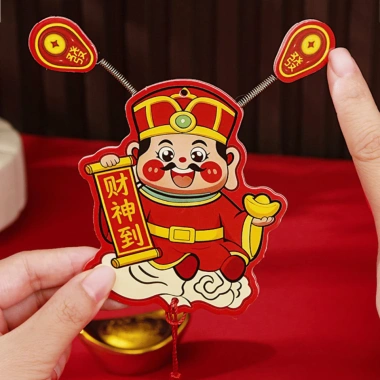 Combo 10 Phụ Kiện Trang Trí Tết 2.026 Nam Châm Thần Tài - Trang Trí Tủ Lạnh Ogi Home PK07 Giá 52.000