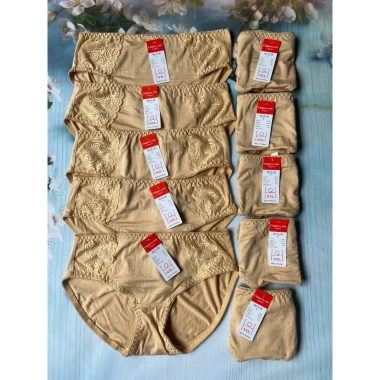 Combo 10 Quần Lót Nữ Cotton Thun Đùi Cao Cấp Lưng Cao Size Lớn - 260.000₫ 3