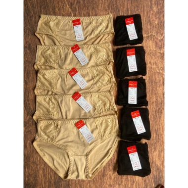 Combo 10 Quần Lót Nữ Cotton Thun Đùi Cao Cấp Lưng Cao Size Lớn - 260.000₫ 11