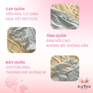 Combo 10 Quần Lót Nữ Lụa Băng Tàng Cạp Ren Viền Hoa - Mềm Mịn, Thoáng Khí, Co Giãn, Giá Ưu Đãi 66.500đ