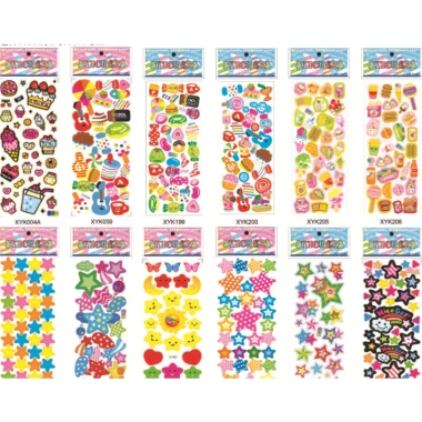 Combo 10 sticker Noel 3D nổi chống nước – siêu nhân ô tô chữ cho bé trai 24.000₫ 7