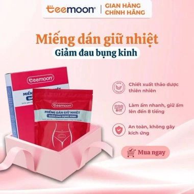 Combo 10 tặng 1 Miếng Dán Giữ Nhiệt Giảm Đau Bụng Kinh 7 miếng - 8h ấm, Gừng & Ngải Cứu, Giá 1.050.000₫