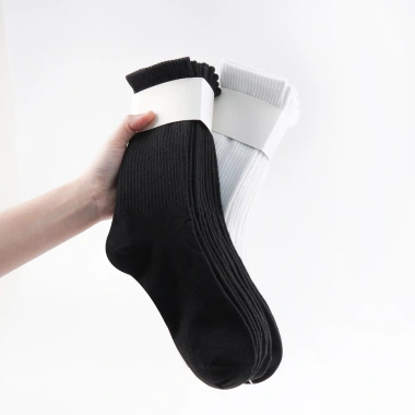 Combo 10 Tất Vớ Cổ Cao Unisex Nam Nữ SocksWorld Êm Ái Dày Dặn Thoáng Khí - 85k 4