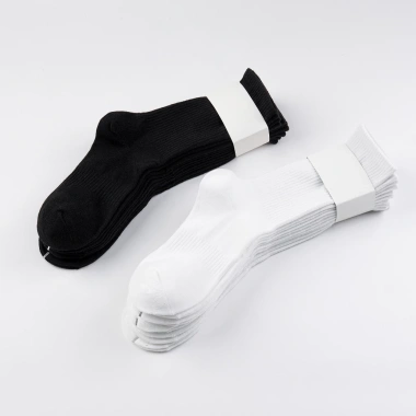 Combo 10 Tất Vớ Cổ Cao Unisex Nam Nữ SocksWorld Êm Ái Dày Dặn Thoáng Khí - 85k 6