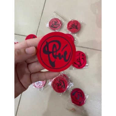 Combo 10 thẻ chữ Phúc Lộc Tết Xuân: Sticker thư pháp trang trí giỏ quà Tết, giá 12.000₫