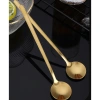 Combo 10 Thìa Cafe Ly Cao 15cm Màu Vàng - Muỗng Khuấy Chuyên Dụng Giá Sỉ 80k 3