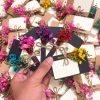 Combo 10 Thiệp Hoa Khô Handmade Tone Đen Quà Valentine Giáng Sinh Noel 12.000đ