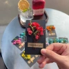 Combo 10 Thiệp Hoa Khô Handmade Tone Đen Quà Valentine, Giáng Sinh, Noel Giá 12.000đ 6