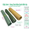 Combo 10 tờ Giấy xanh vàng cách điện motor, biến áp, tanpo 40x100cm - Giá 120k