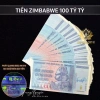 Combo 10 Tờ Tiền 100 Tỷ Zimbabwe Lưu Niệm Bảo An Vip - Lì Xì Tết, Sưu Tầm, Quà Tặng 15k