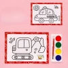 Combo 10 tranh tô màu nước 2 mặt cho bé kèm cọ & màu, quà sinh nhật - chỉ 53.000đ 4