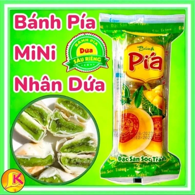 Combo 10 túi bánh pía mini (50 cái) kèm trứng chảy giảm giá chỉ 99.000 đồng