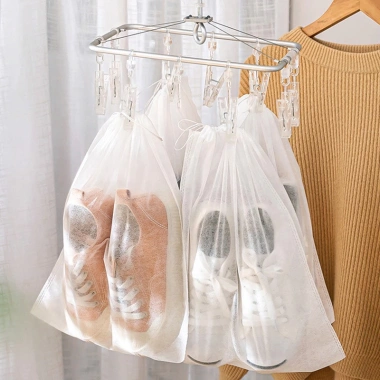 Combo 10 Túi Dây Rút Đựng Giày Vải Không Dệt 32x48cm Đa Năng Tiện Lợi 14.279₫