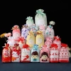 Combo 10 Túi Đựng Bánh và Kẹo Tết, Túi Dây Rút, Tuis Rút Nơ - Bộ Tứ Mèo Thần Tài Giá Ưu Đãi 22.000đ