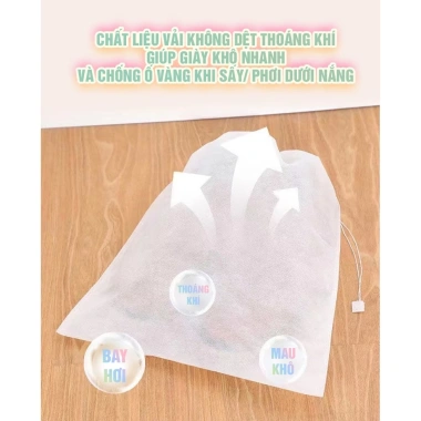 Combo 10 Túi Đựng Giày Dép Chống Bụi Bẩn Ố Vàng P2.600 - Bảo Quản An Toàn, Tiết Kiệm 22% 3