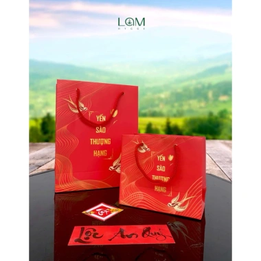 Combo 10 Túi Đựng Hộp Yến Sào 6 Lọ 75g - Cán Màng Mờ Chống Xước, Giấy Dày, Size 39x30x9 và 15x17x8.5 - Giá 49.000đ 5