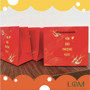 Combo 10 Túi Đựng Hộp Yến Sào 6 Lọ 75g - Cán Màng Mờ Chống Xước, Giấy Dày, Size 39x30x9 và 15x17x8.5 - Giá 49.000đ 8