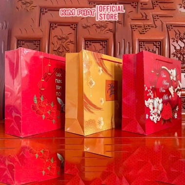 Combo 10 Túi Đựng Quà Tết Nylon Bóng – Chúc Mừng Năm Mới, Đóng Gói Sang Trọng, Giá 102.000₫ 4