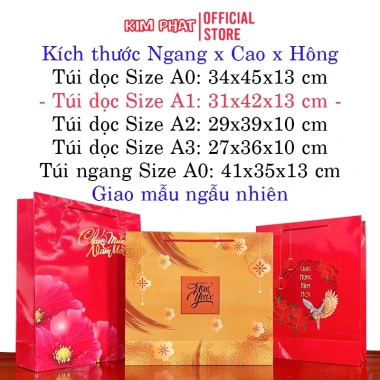 Combo 10 Túi Đựng Quà Tết Nylon Bóng – Chúc Mừng Năm Mới, Đóng Gói Sang Trọng, Giá 102.000₫ 9