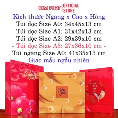 Combo 10 Túi Đựng Quà Tết Nylon Bóng – Chúc Mừng Năm Mới, Đóng Gói Sang Trọng, Giá 102.000₫ 10