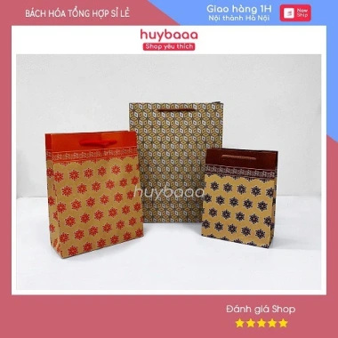 Combo 10 Túi Giấy Kraft Đựng Quà Tết Dày Dặn, Quai Xách - Mẫu 2.025, Giá 35.750₫ 2 Combo 10 Túi Giấy Kraft Đựng Quà Tết Dày Dặn, Quai Xách - Mẫu 2.025, Giá 35.750₫ 2