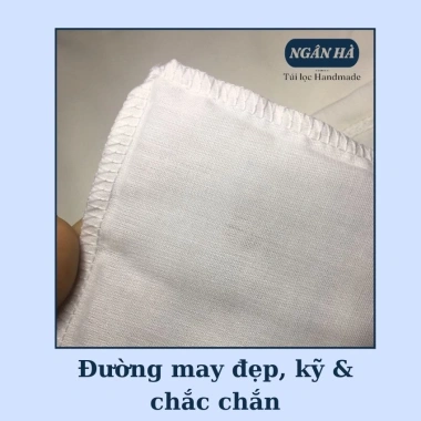 Combo 10 túi lọc trà cotton đa năng Cold Brew Handmade, lọc cà phê, giá 47.500₫