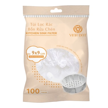 Combo 10 Túi Lưới Lọc Rác Bồn Rửa Bát Chống Tắc Nghẽn Chính Hãng Vinh Đạt Giá 42.000₫ 2