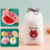 Combo 10 túi màng bọc thực phẩm co giãn siêu dai có chun, túi gấu PE & mũ chùm đầu dùng 1 lần - Giá chỉ 35.000₫ 2