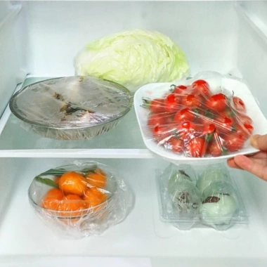 Combo 10 Túi Màng Bọc Thực Phẩm Gấu Co Giãn Có Chun - Tiện Lợi, Giá 22.000₫