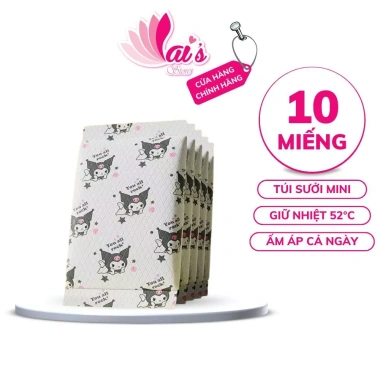 Combo 10 Túi Sưởi Ấm Mini Manyijia - Giữ Nhiệt Cầm Tay, Chườm Nóng, Làm Ấm Cơ Thể, 49k