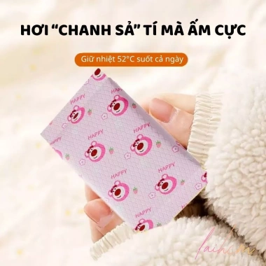 Combo 10 Túi Sưởi Ấm Mini Manyijia - Giữ Nhiệt Cầm Tay, Chườm Nóng, Làm Ấm Cơ Thể, 49k