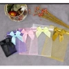 Combo 10 túi vải voan có nơ đa size đa màu, mềm mại, giá chỉ 22.000₫