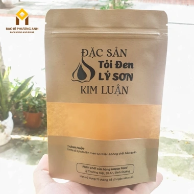Combo 10 Túi Zip Giấy Kraft Nâu 15x22 - Siêu Rẻ 12.000đ Bao Bì Phương Anh