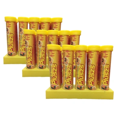 Combo 10 Tuýp Viên Sủi Pluszs Cam & Chanh Leo – Vitamin C Tăng Đề Kháng, Thanh Nhiệt, Giải Khát – 148.750đ