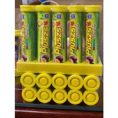 Combo 10 Tuýp Viên Sủi Pluszs Cam & Chanh Leo – Vitamin C Tăng Đề Kháng, Thanh Nhiệt, Giải Khát – 148.750đ