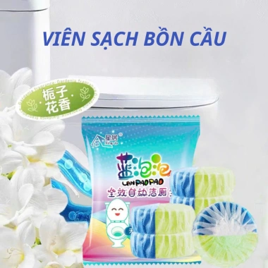 COMBO 10 Viên Sạch Bồn Cầu LanPaoPao NEMO 2in1 Khử Mùi và Làm Sạch Màng Bám Hương Hoa Tự Nhiên Giá 64.999 VND