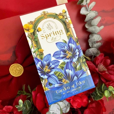 Combo 10 vỏ trà Spring không lõi, 4 màu, quà Tết giỏ trang trí - 29.000đ
