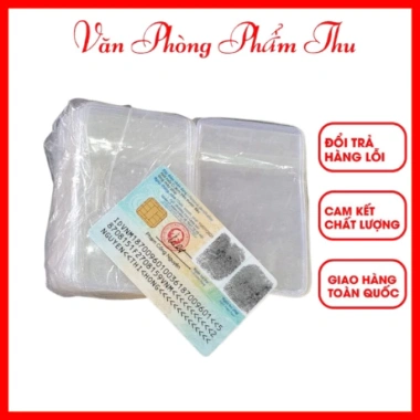 Combo 100 200 Vỏ bọc căn cước, thẻ tín dụng trong suốt có nắp bảo vệ, chống xước chip CCCD ATM - Giá 140.000 VND Combo 100 200 Vỏ bọc căn cước, thẻ tín dụng trong suốt có nắp bảo vệ, chống xước chip CCCD ATM - Giá 140.000 VND