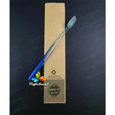 Combo 100 Bàn Chải Kem Đánh Răng Khách Sạn, Đồ Tiêu Hao, Túi Kraft Giá 95.000₫