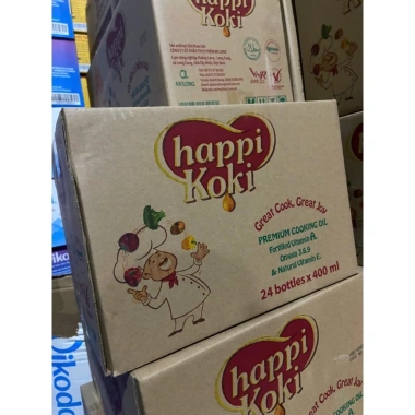 Combo 100 chai Dầu ăn Happy Koki 400ml - Giá ưu đãi 2.029.000 VND, tiết kiệm 23% 3